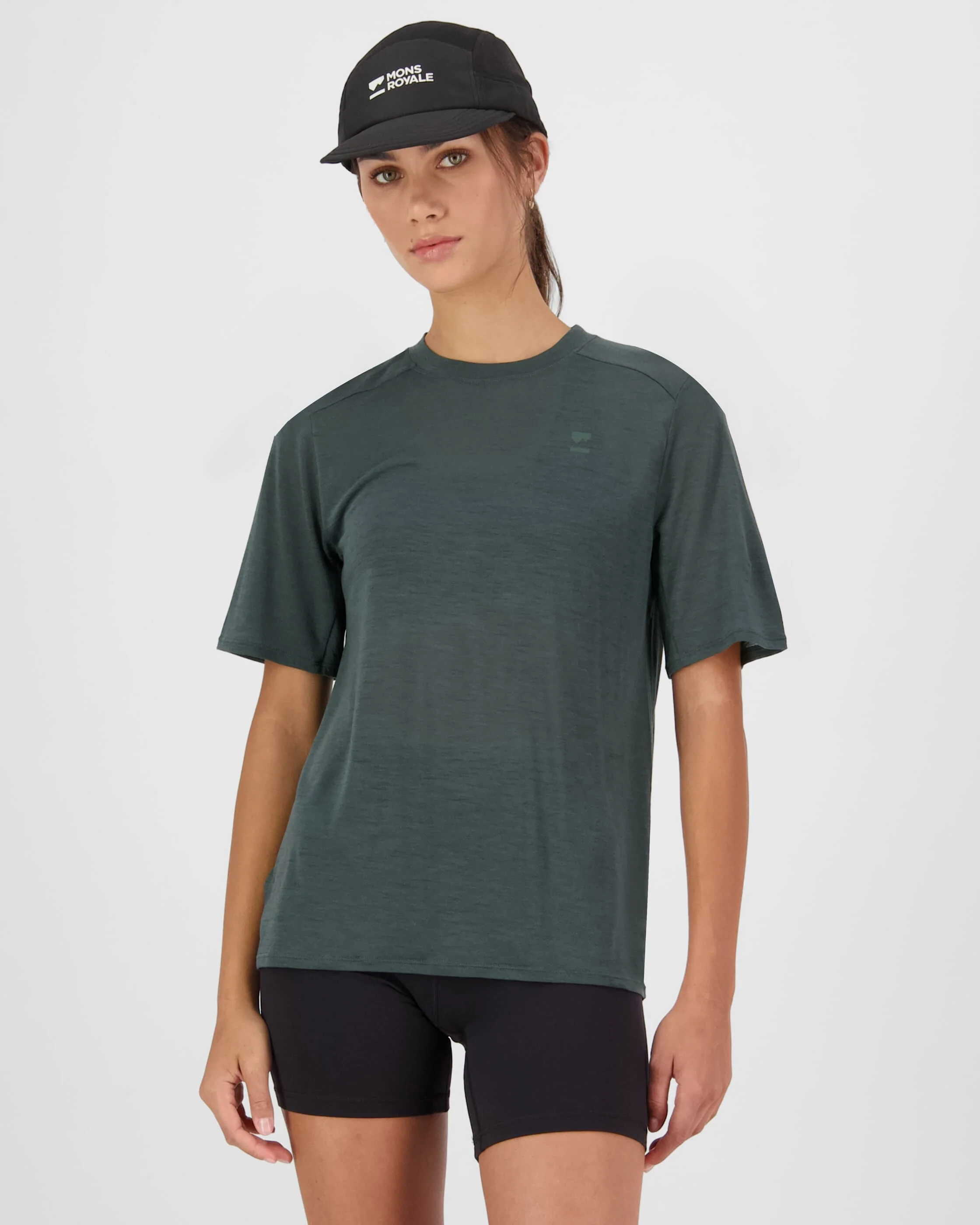 Aero Ultralight Merino T-Shirt - Dark Cypress | Women's T-Shirt
