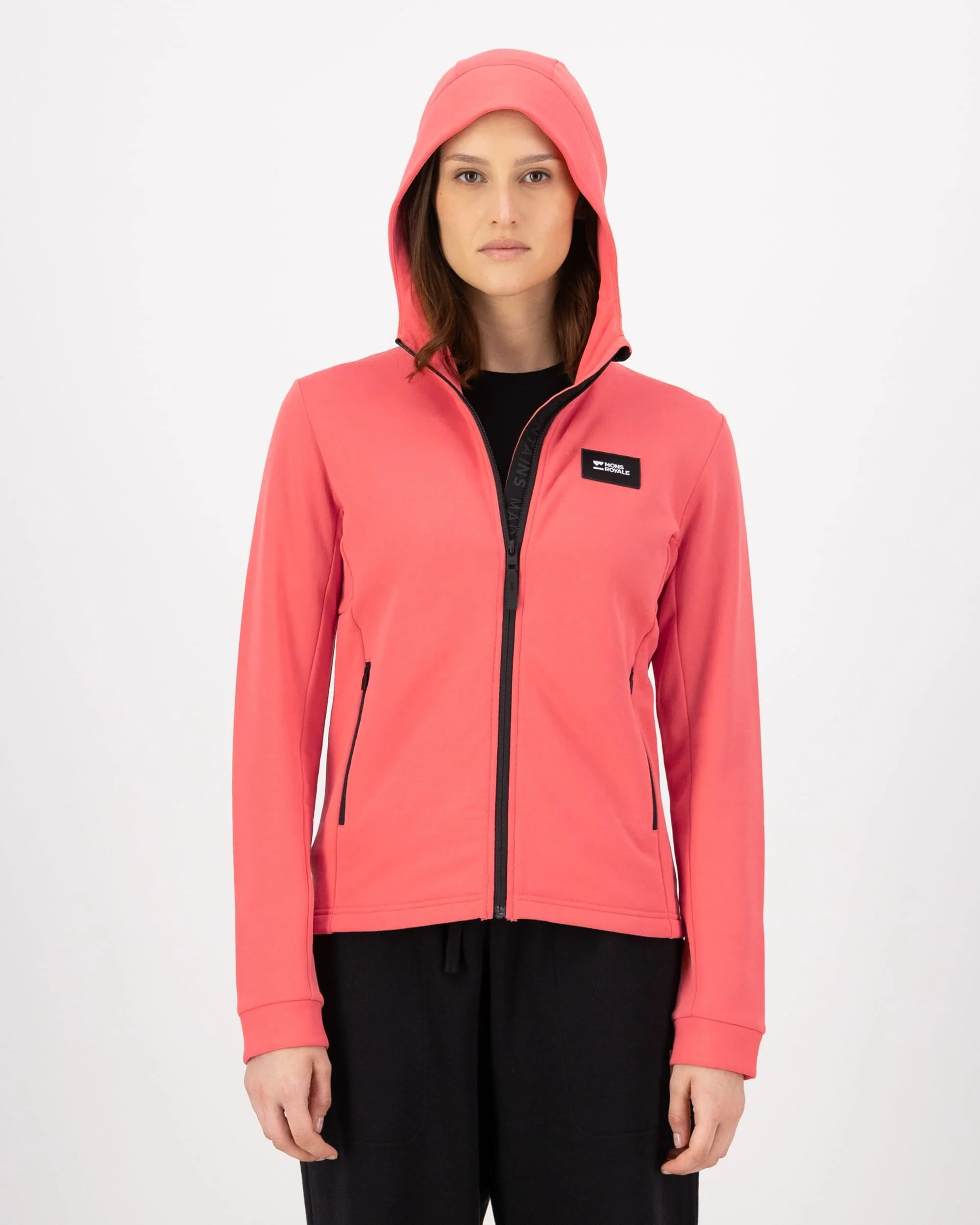 Arcadia Merino Fleece Hoody - Watermelon | Women's Mid Layer