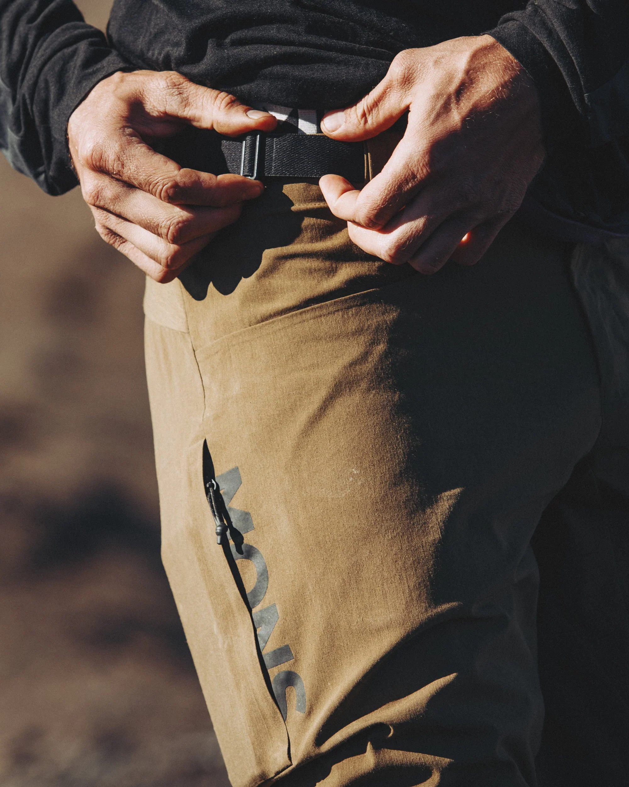 Diversion Merino Trail Shorts - Dark Olive | Men's Shorts - Image 5