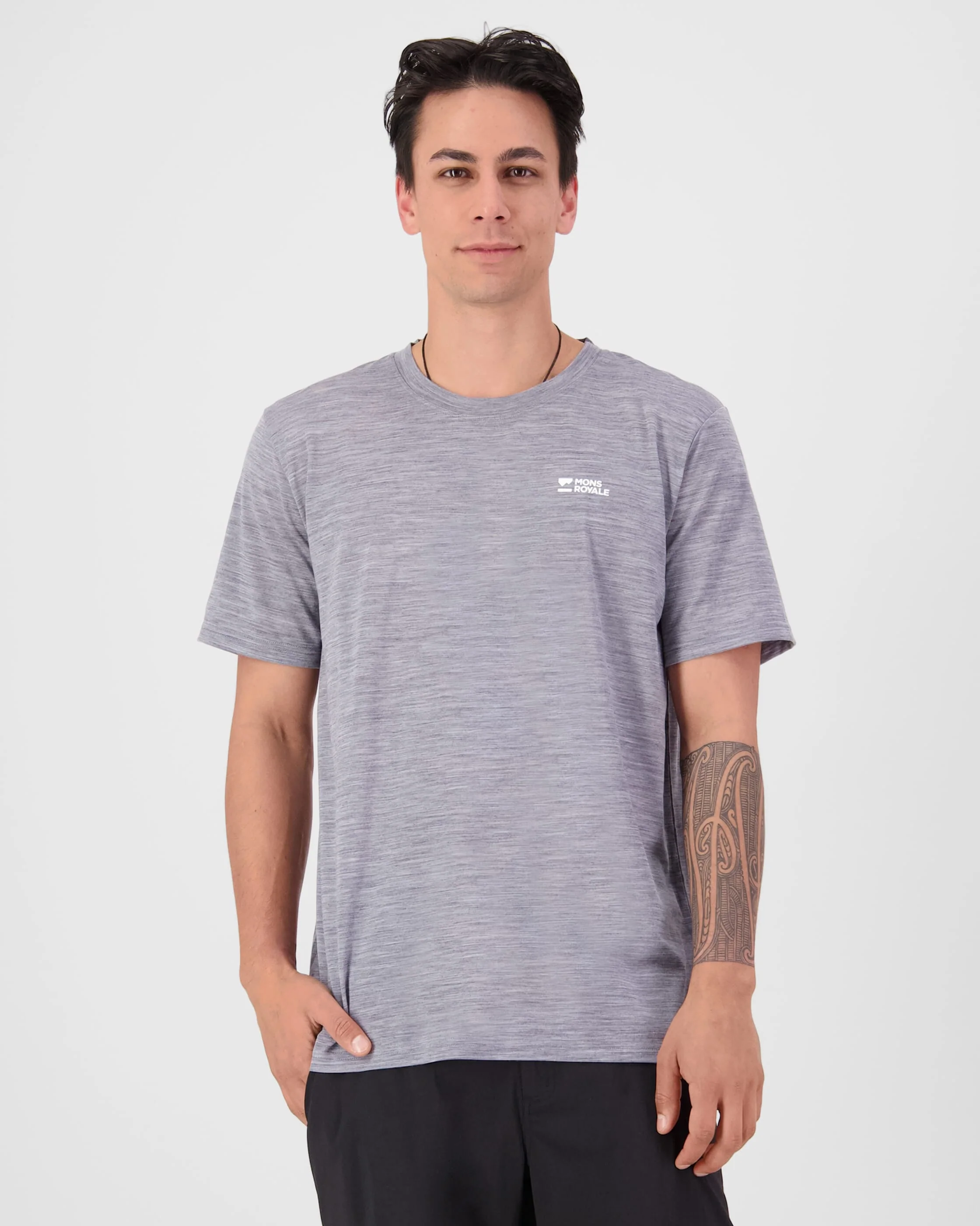 Icon Merino T-Shirt - Grey Heather | Men's T-Shirt
