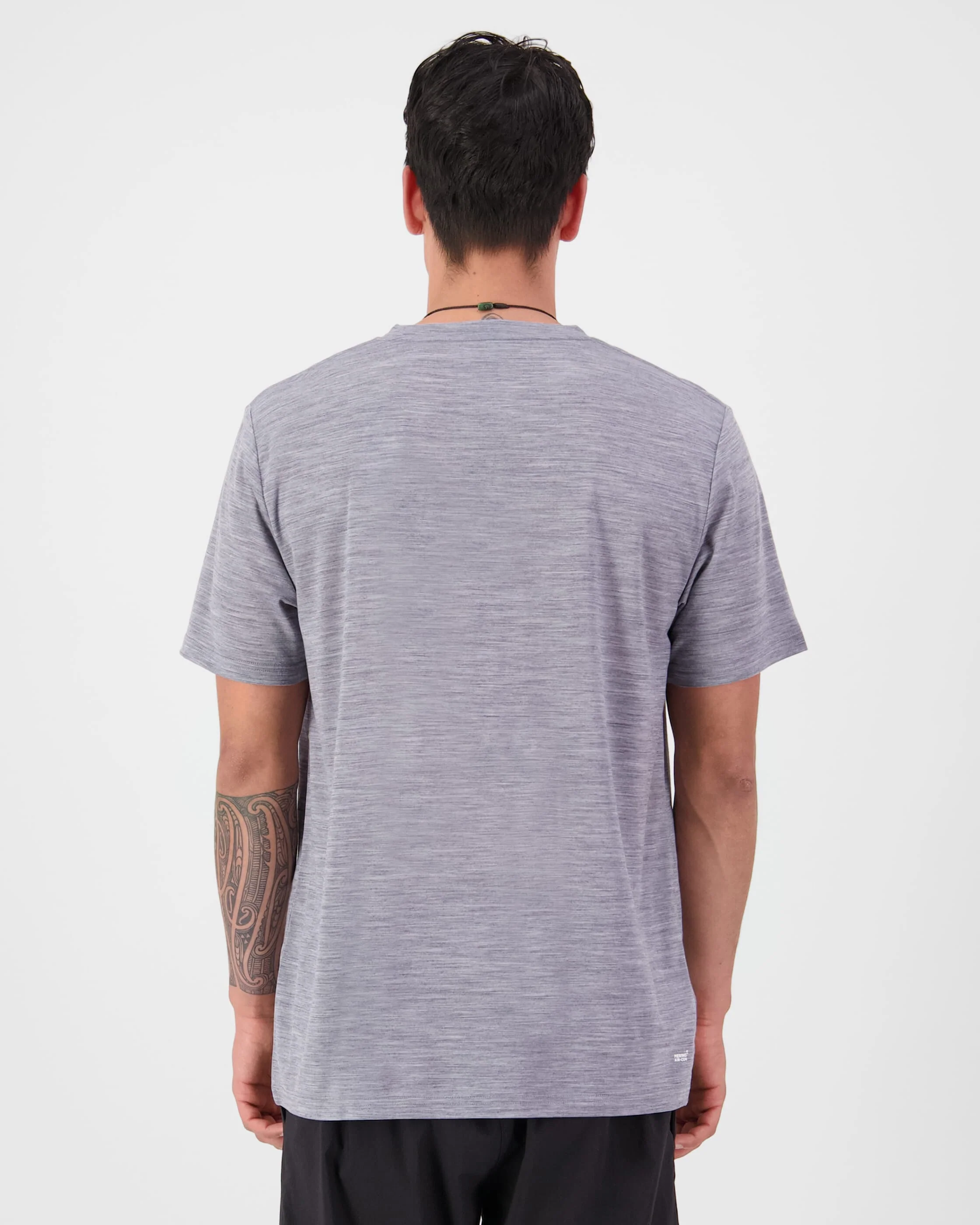 Icon Merino T-Shirt - Grey Heather | Men's T-Shirt - Image 2