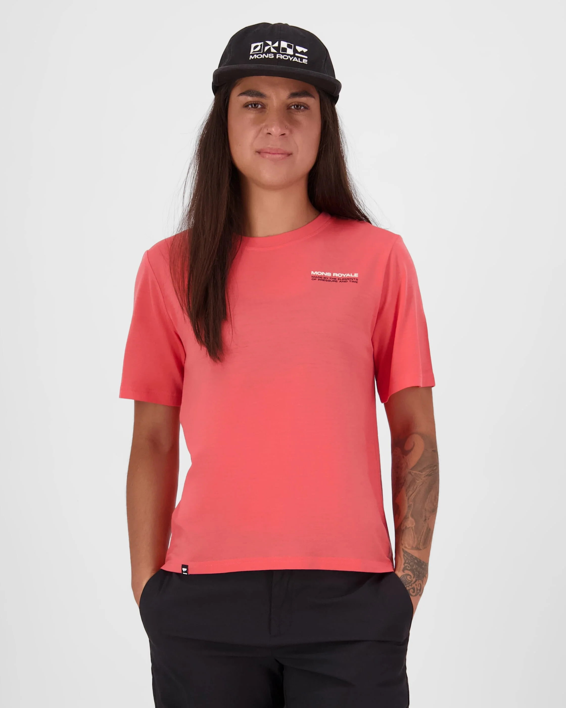 Icon Merino T-Shirt - Watermelon | Women's T-Shirt