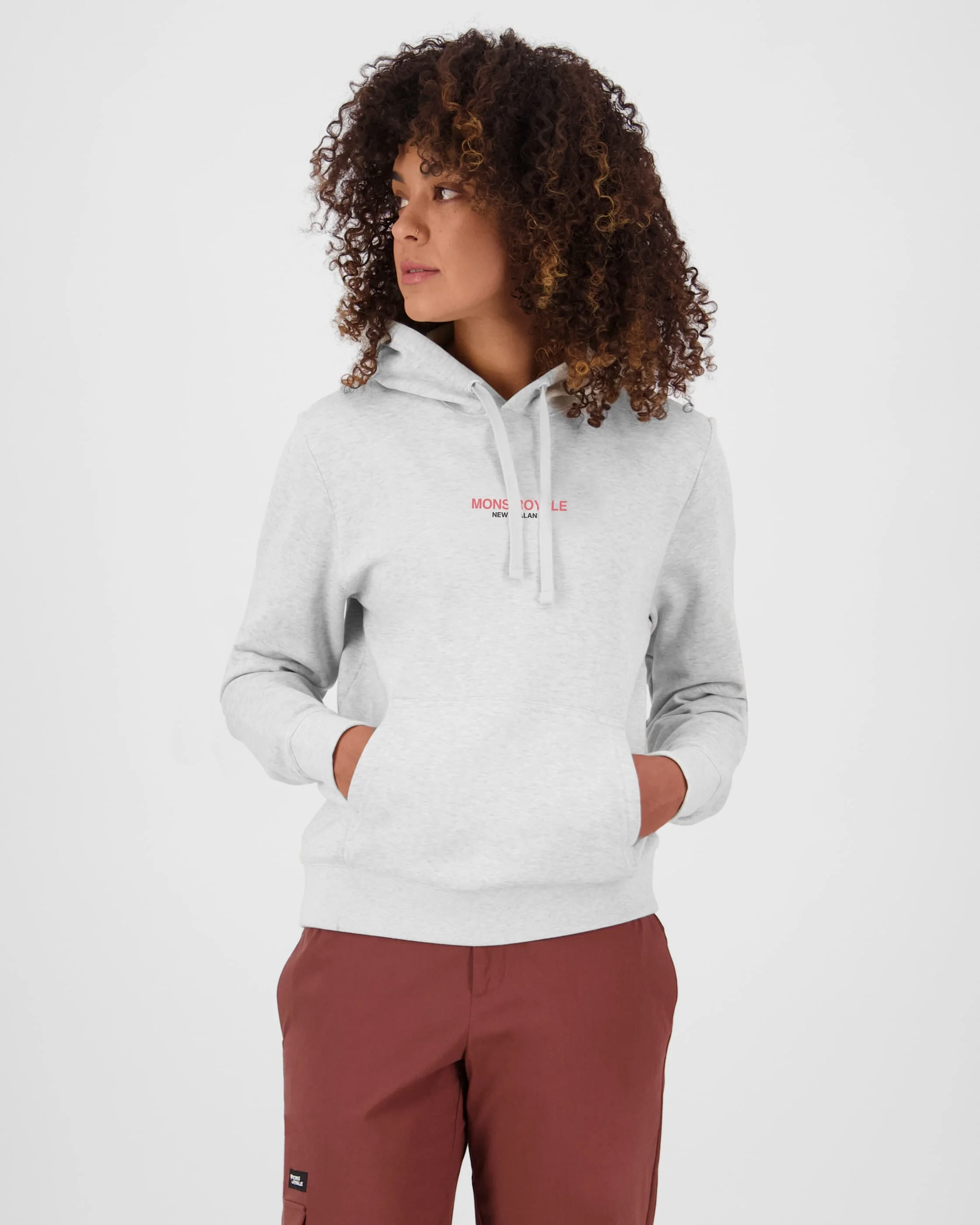 Inversion Merino Hoodie - Light Grey Heather | Women's Hoodie