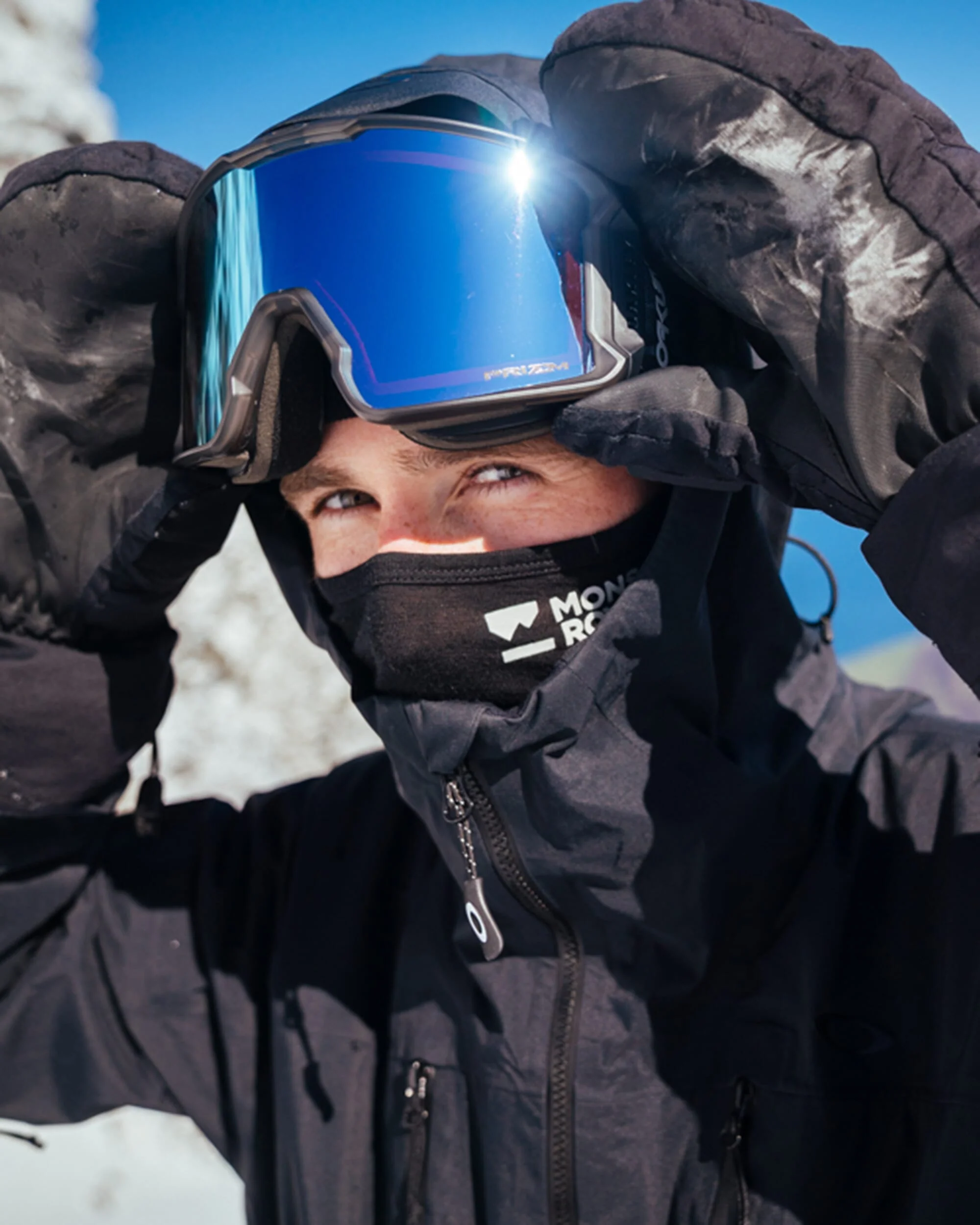 Santa Rosa Merino Balaclava - Black | Unisex Balaclava - Image 5