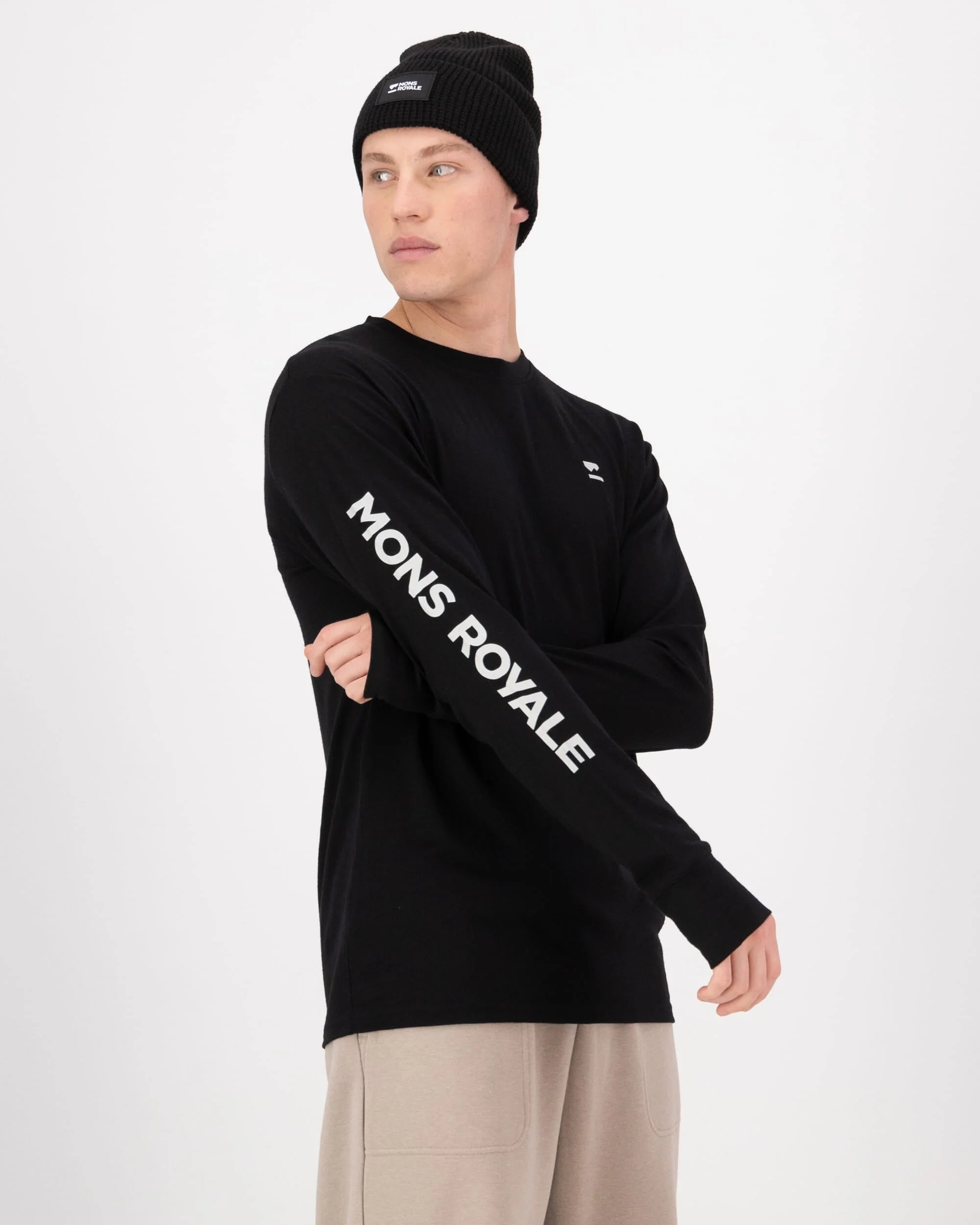 Yotei Merino Classic Long Sleeve - Black | Men's Long Sleeve Top